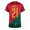 Officiële Voetbalshirt Portugal Diogo Jota 21 Thuis WK 2022 - Heren